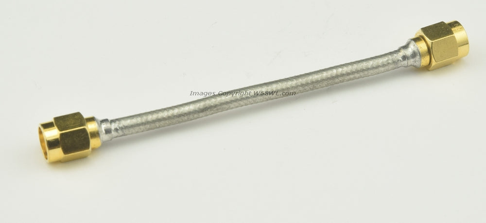 Suhner or Belden Semi-Rigid RG-402 RG402 Jumper Approx 3" - Dave's Hobby Shop by W5SWL