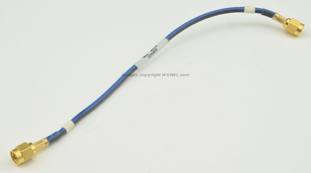 Huber Suhner Enviroflex 316 D SMA Male to SMA Male 8" RF Coaxial Jumper - Dave's Hobby Shop by W5SWL
