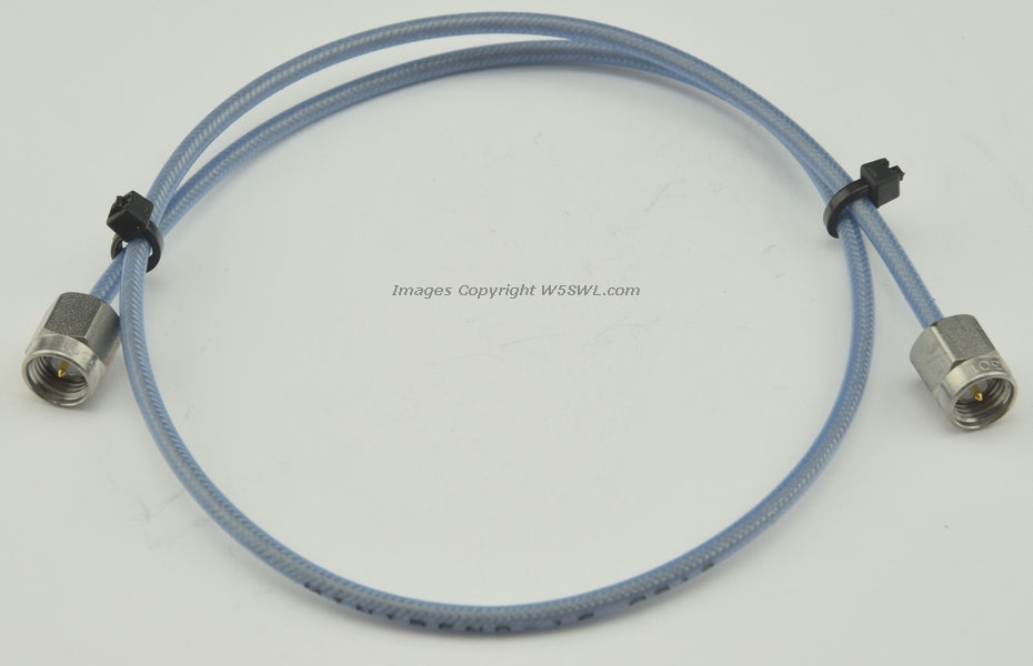 Huber Suhner Minibend R 16 SMA Male to SMA Male 24 GHz .086 RF Coaxial Jumper - Dave's Hobby Shop by W5SWL