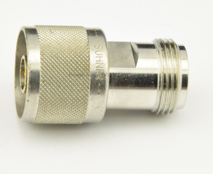 Huber+Suhner 33_N-Q50-0-4/133_N - N Quick-mate plug (male) / N jack (female) - Dave's Hobby Shop by W5SWL
