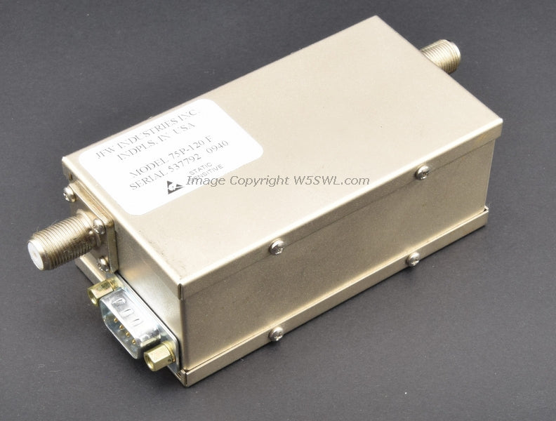 JFW 75P-120 F Programmable Attenuator 50-1000MHz Type F Female Connectors 75 Ohm - Dave's Hobby Shop by W5SWL