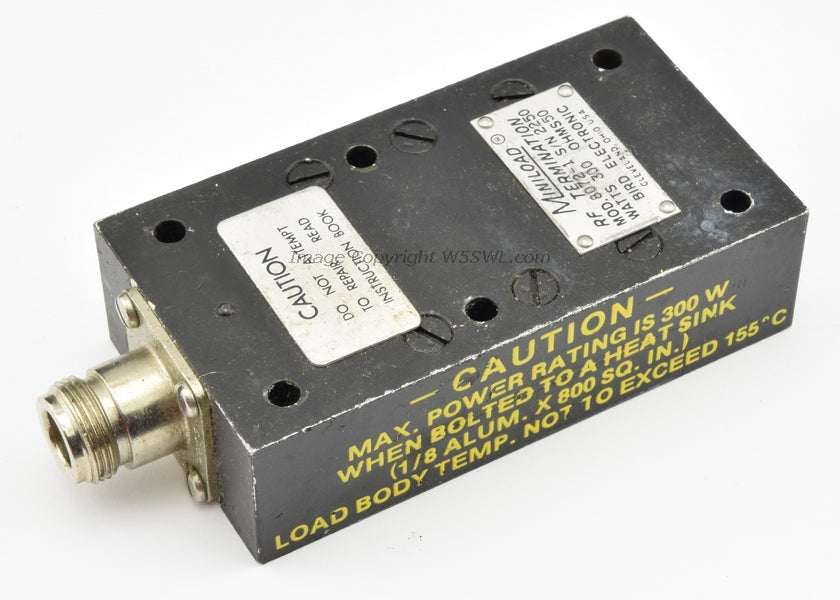 Bird MiniLoad Model 8072-1 RF Termination Load 300* Watts Tested - Dave's Hobby Shop by W5SWL