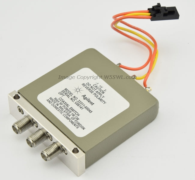 Agilent 33311-60045 SPDT RF Switch SMA 5V - Dave's Hobby Shop by W5SWL
