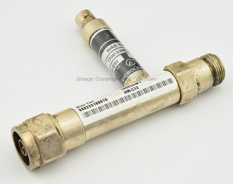 Microlab FXR HW-E32 Bias TEE DC Block N Connectors 1700-2300 MHz
