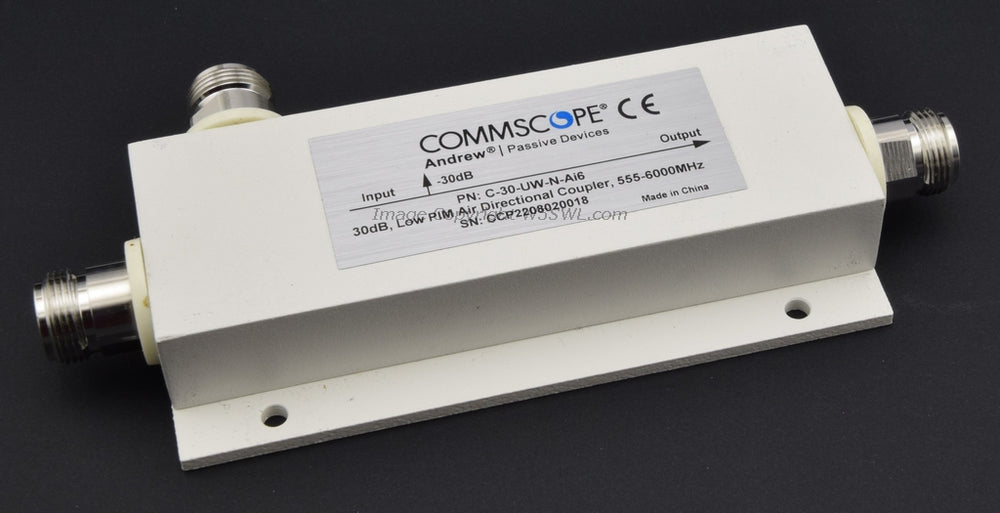 Commscope 30dB Low PIM Air Directional Coupler 555-6000 MHz - Dave's Hobby Shop by W5SWL