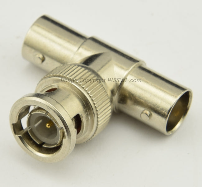 BNC TEE Male Female Female - Dave's Hobby Shop by W5SWL