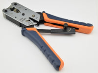 Load image into Gallery viewer, Hanlong Professional Modular Crimper HT-L2182R Voice Data Video Chrome Plated - Dave's Hobby Shop by W5SWL
