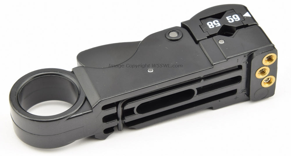 Genuine Hanlong HT-312B 3 Blade Coaxial Cable Stripper RG-58 RG-59 RG-62 RG-6 - Dave's Hobby Shop by W5SWL