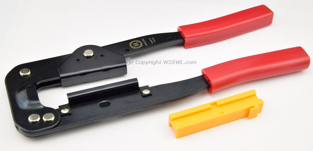 Genuine Hanlong HT-214 IDC Connector Crimper with Block 55mm - Dave's Hobby Shop by W5SWL