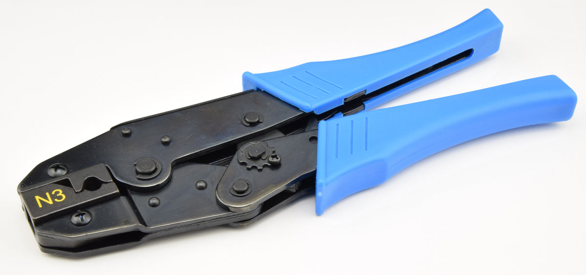 Pro Quality Ratcheting Cat6a Shielded 8P8C Plug Crimp Tool - Dave's Hobby Shop by W5SWL