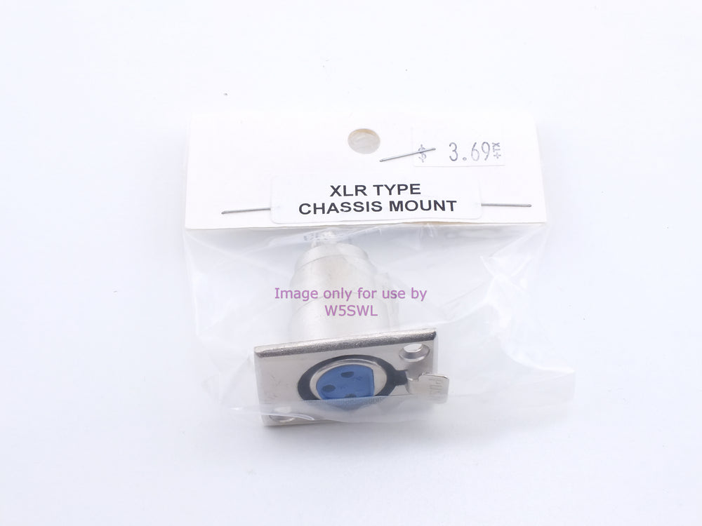 XLR Type Chassis Mount 3 Pin Female (bin2) - Dave's Hobby Shop by W5SWL