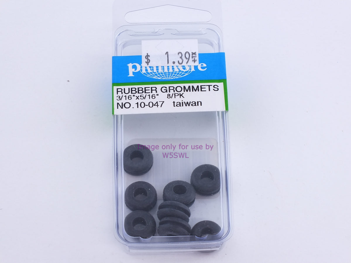 Philmore 10-047 Rubber Grommets 3/16"x5/16" 8Pk (bin101) - Dave's Hobby Shop by W5SWL