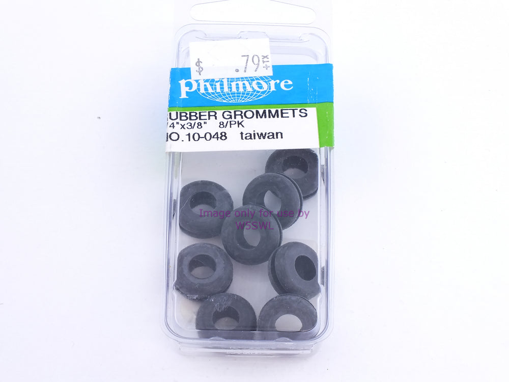 Philmore 10-048 Rubber Grommets 1/4"x3/8" 8Pk (bin101) - Dave's Hobby Shop by W5SWL