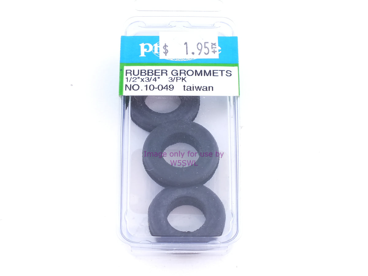 Philmore 10-049 Rubber Grommets 1/2"x3/4" 3Pk (bin101) - Dave's Hobby Shop by W5SWL