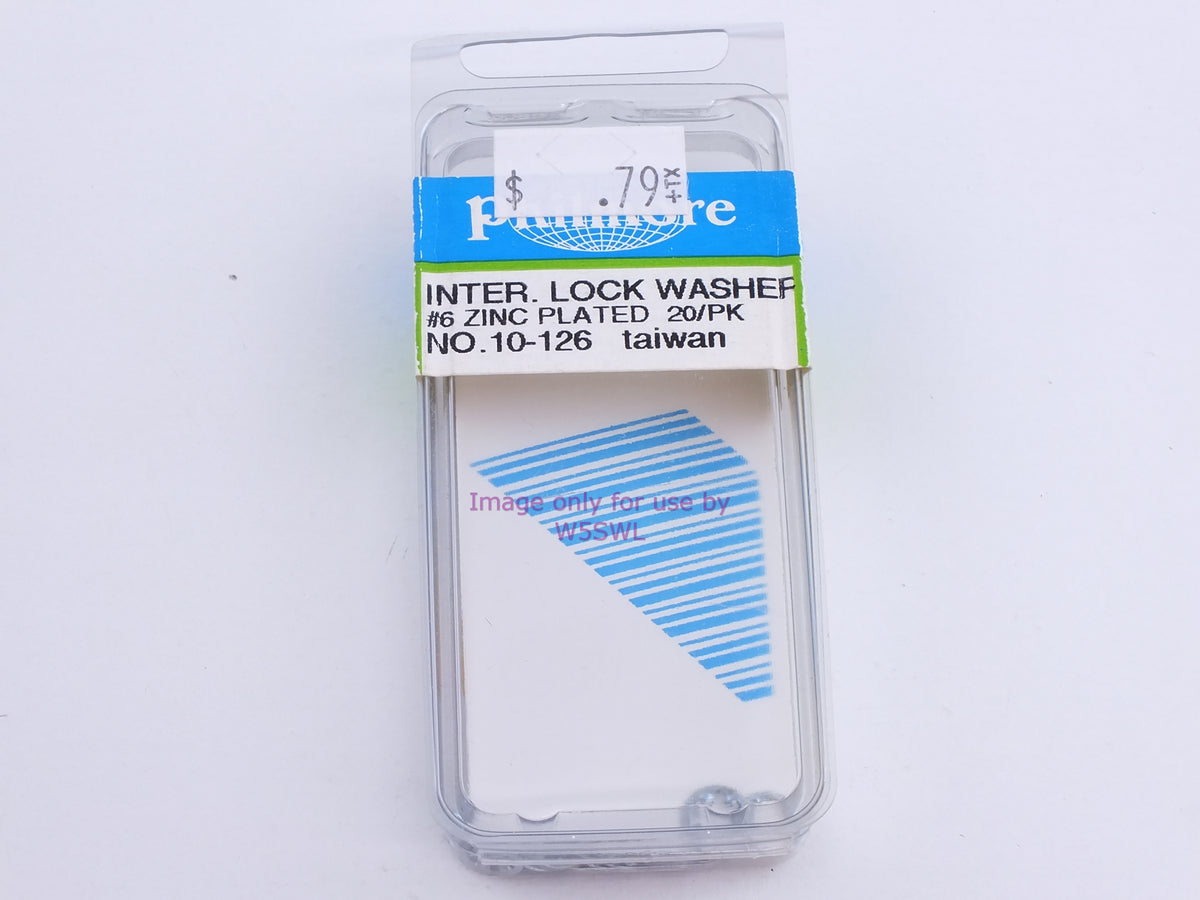 Philmore 10-126 Inter Lock Washer #6 Zinc Plated 20Pk (bin101) - Dave's Hobby Shop by W5SWL