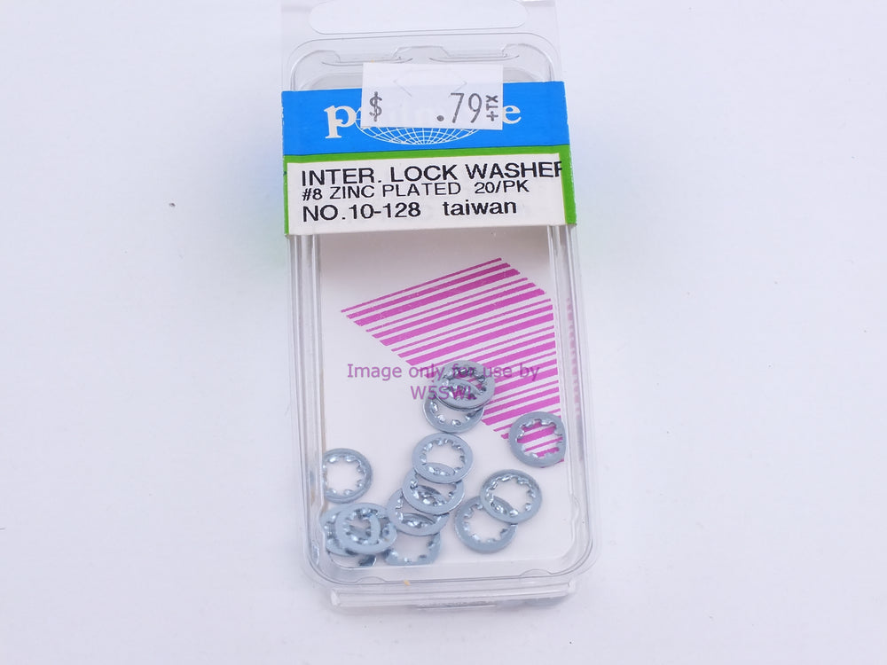 Philmore 10-128 Inter Lock Washer #8 Zinc Plated 20Pk (bin101) - Dave's Hobby Shop by W5SWL
