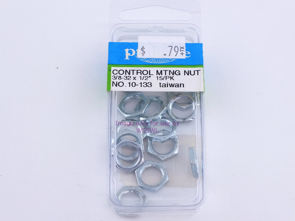 Philmore 10-133 Control Mtng Nut 3/8-32 x 1/2" 15Pk (bin101) - Dave's Hobby Shop by W5SWL
