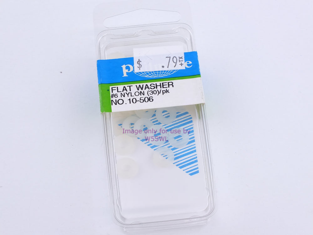 Philmore 10-506 Flat Washer #6 Nylon 30Pk (bin99) - Dave's Hobby Shop by W5SWL