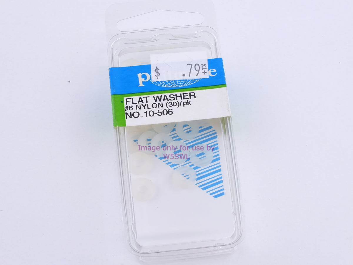Philmore 10-506 Flat Washer #6 Nylon 30Pk (bin99) - Dave's Hobby Shop by W5SWL