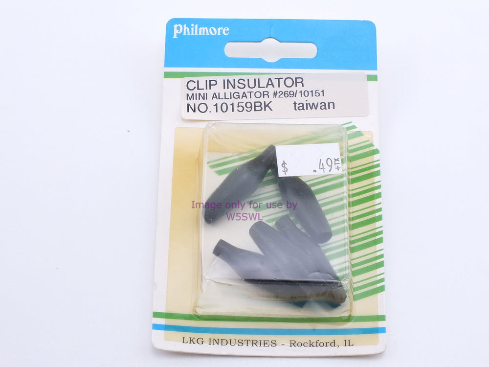 Philmore 10159BK Clip Insulator Mini Alligator #269/10151 (bin41) - Dave's Hobby Shop by W5SWL