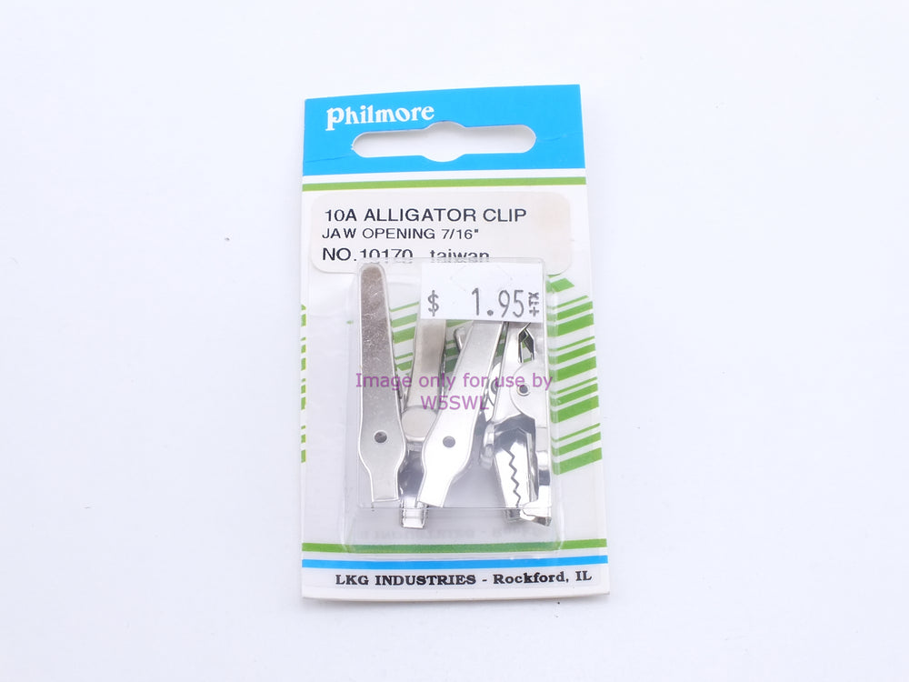 Philmore 10170 10A Alligator Clip Jaw Opening 7/16" (bin39) - Dave's Hobby Shop by W5SWL