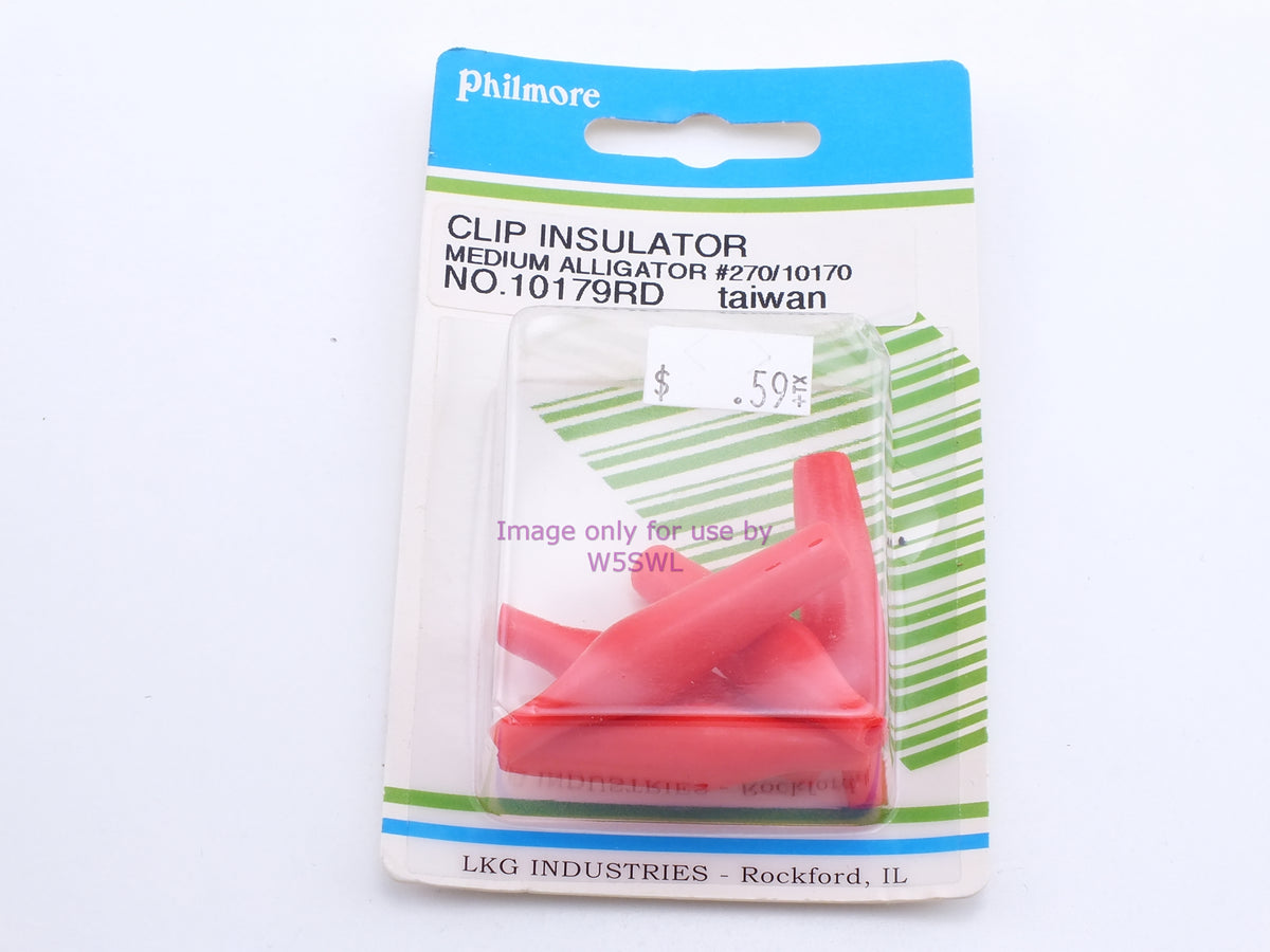 Philmore 10179RD Clip Insulator Medium Alligator #270/10170 (bin40) - Dave's Hobby Shop by W5SWL