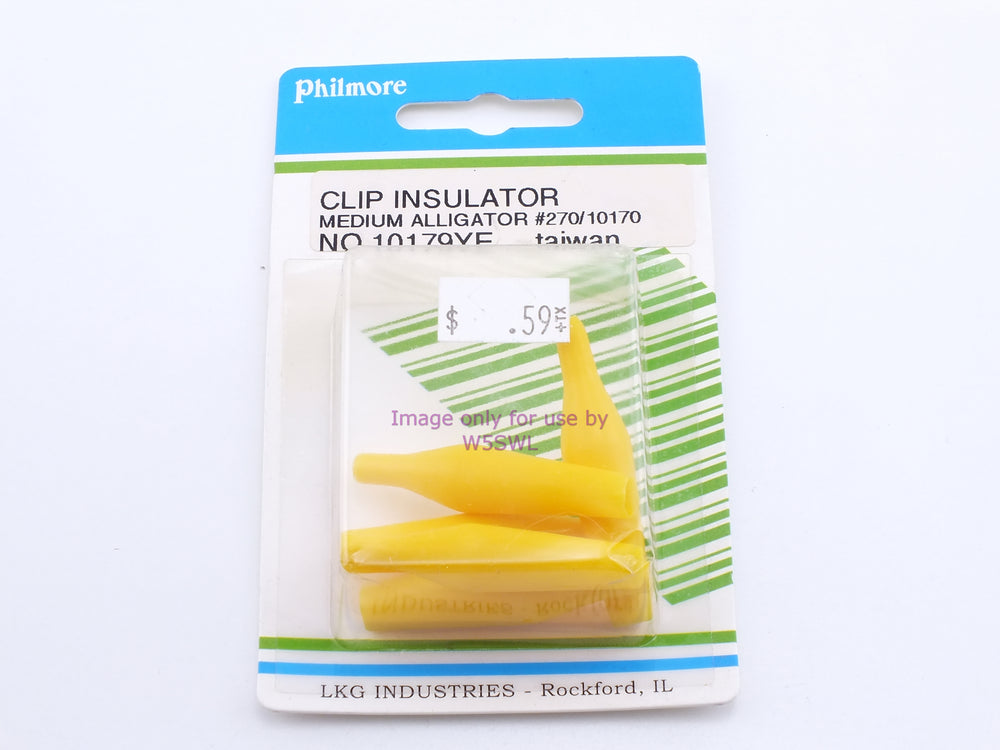 Philmore 10179YE Clip Insulator Medium Alligator #270/10170 (bin40) - Dave's Hobby Shop by W5SWL