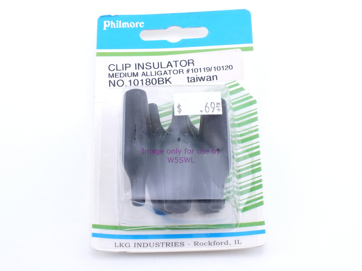 Philmore 10180BK Clip Insulator Medium Alligator #10119/10120 (bin40) - Dave's Hobby Shop by W5SWL