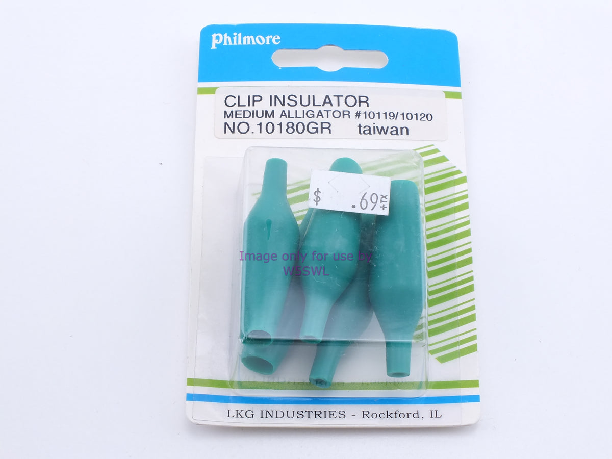 Philmore 10180GR Clip Insulator Medium Alligator #10119/10120 (bin40) - Dave's Hobby Shop by W5SWL