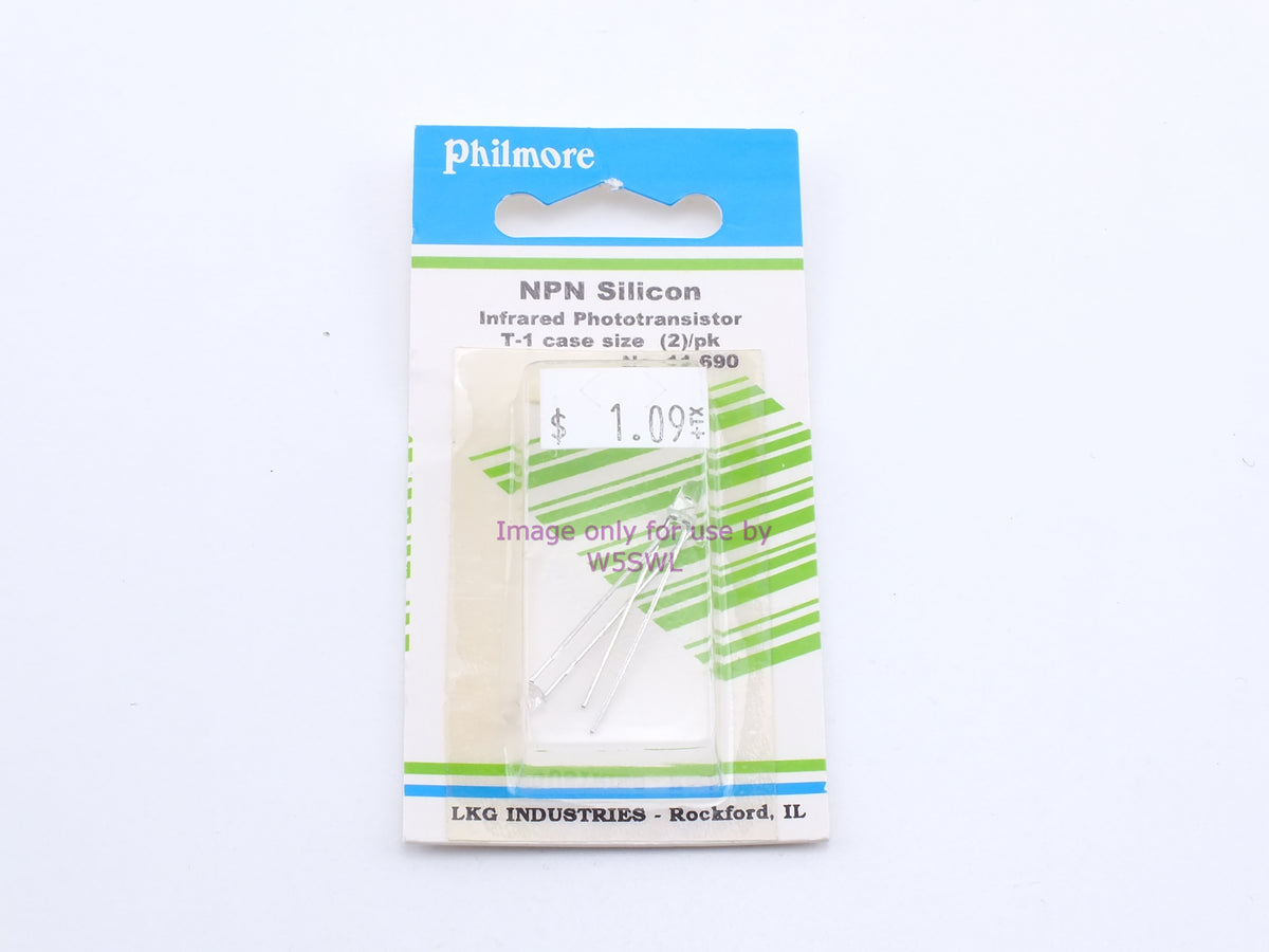 Philmore 11-690 NPN Silicon Infrared Phototransistor T-1 Case Size 2Pk (bin57) - Dave's Hobby Shop by W5SWL