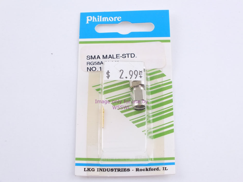 Philmore 11000 SMA Male-STD. RG58A/U-141 (bin86) - Dave's Hobby Shop by W5SWL