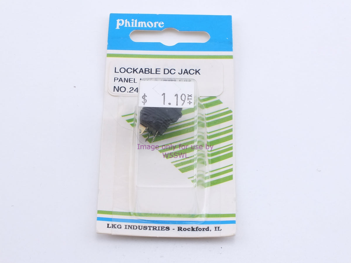 Philmore 2485 Lockable DC Jack Panel MT. 2.5MM Pin (bin31) - Dave's Hobby Shop by W5SWL