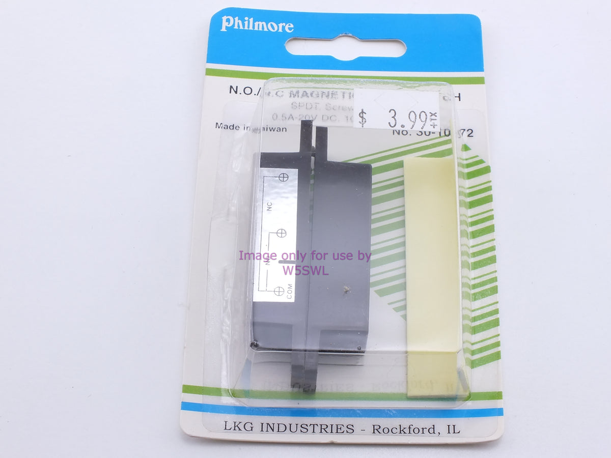 Philmore 30-10072 N.O./N.C. Magnetic Reed Switch SPDT Screw 0.5A-20VDC 10 Watt Max. (bin22) - Dave's Hobby Shop by W5SWL