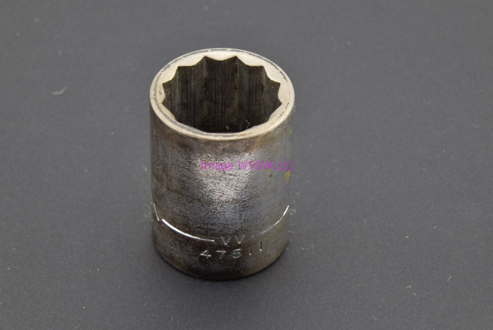 Craftsman 13/16 12pt Shallow SAE 1/2 Drive Vintage Socket -V V- (binT544) - Dave's Hobby Shop by W5SWL