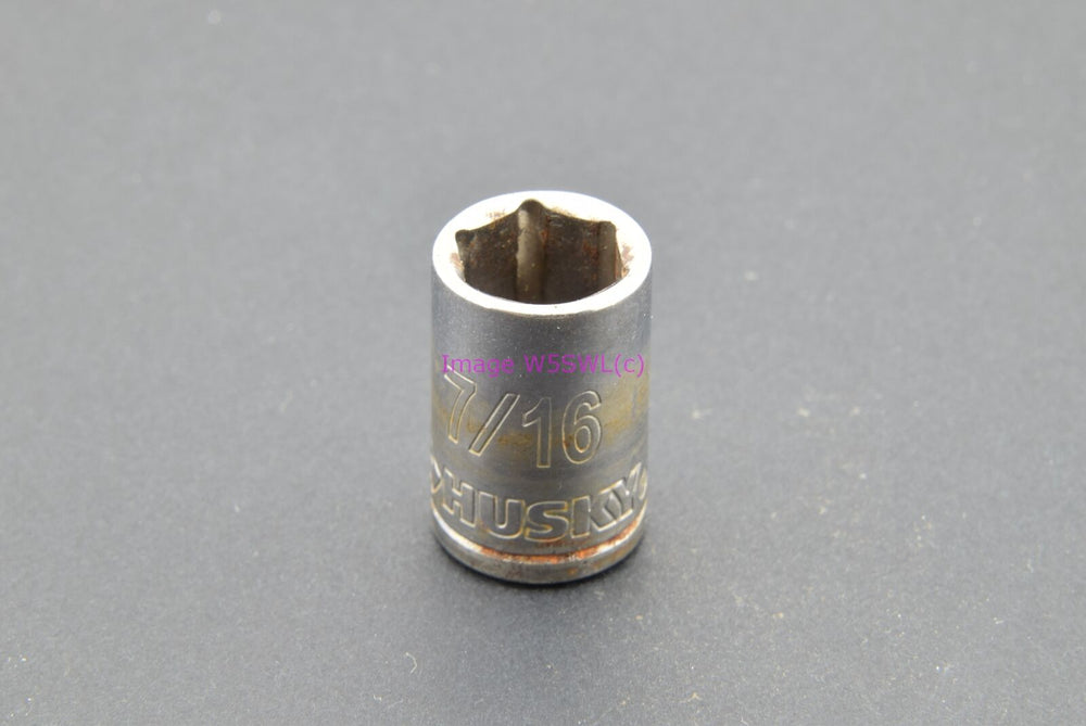 HUSKY 7/16 6PT SAE 1/4 Drive Shallow Socket (binT956) - Dave's Hobby Shop by W5SWL