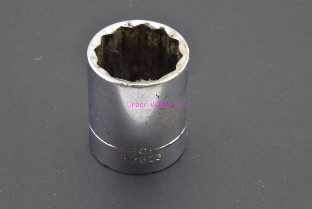 Craftsman 15/16 12pt Shallow SAE 1/2 Drive Vintage Socket -G- (binT543) - Dave's Hobby Shop by W5SWL