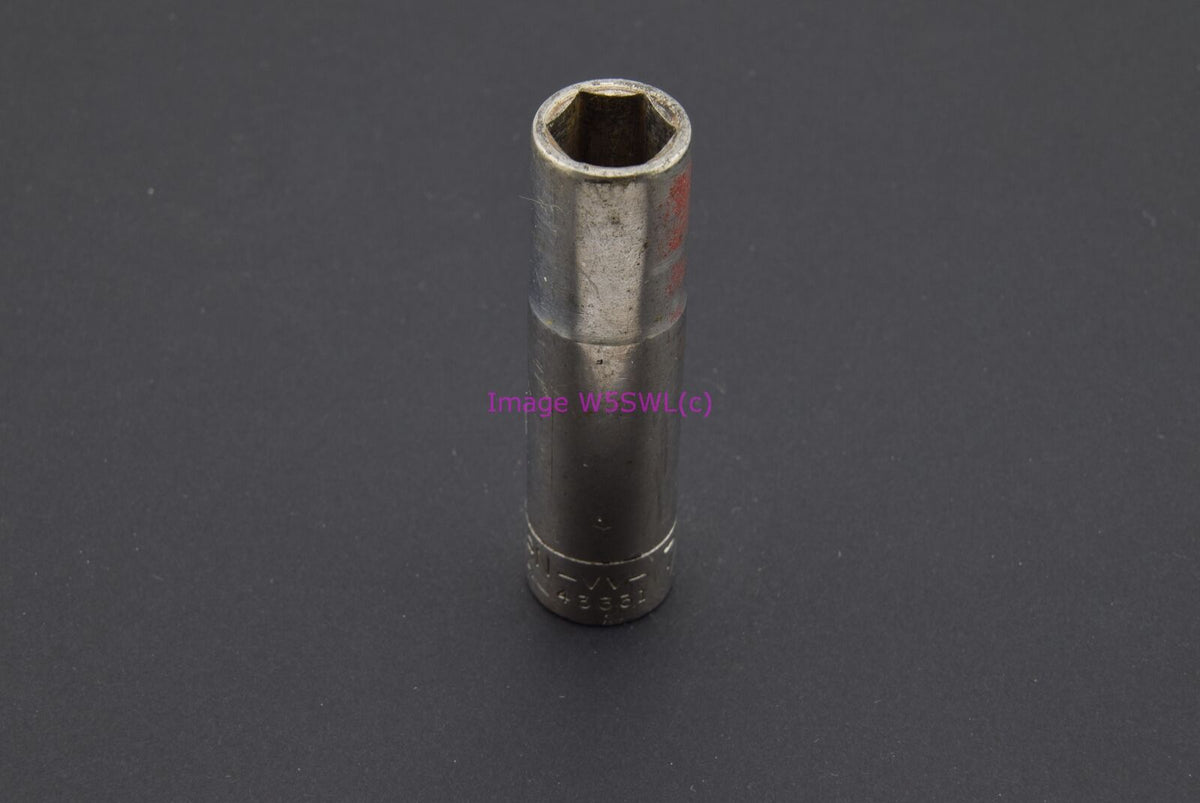 Craftsman 7/16 6pt Deep SAE 3/8 Drive Vintage Socket -V V- (binT636) - Dave's Hobby Shop by W5SWL