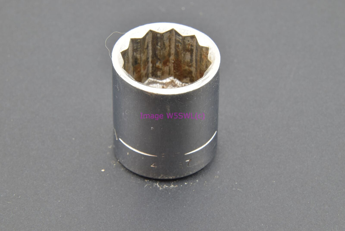 Craftsman 3/4 12pt Shallow SAE 3/8 Drive Vintage Socket -EE- (binT476) - Dave's Hobby Shop by W5SWL
