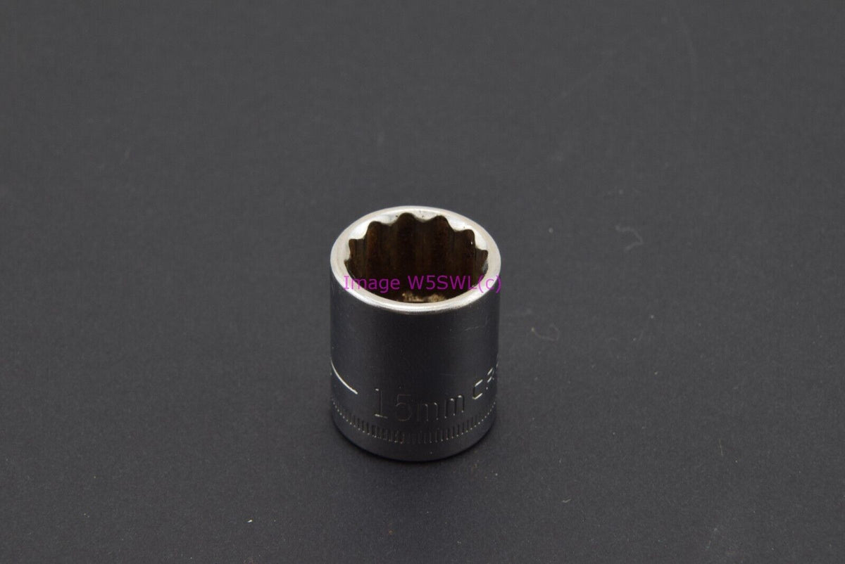 Craftsman 15mm 12pt 3/8"-Drive Shallow Socket (binT149) - Dave's Hobby Shop by W5SWL
