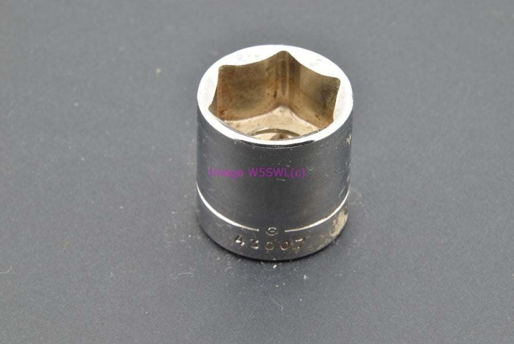 Craftsman 3/4 6pt Shallow SAE 3/8 Drive Vintage Socket -G- (binT458) - Dave's Hobby Shop by W5SWL
