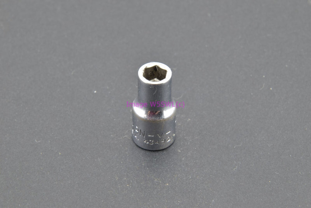 Craftsman 7/32 6pt Shallow SAE 1/4 Drive Vintage Socket -V- (binT840) - Dave's Hobby Shop by W5SWL