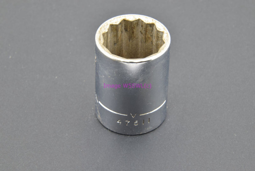 Craftsman 13/16 12pt Shallow SAE 1/2 Drive Vintage Socket -V- (binT445) - Dave's Hobby Shop by W5SWL