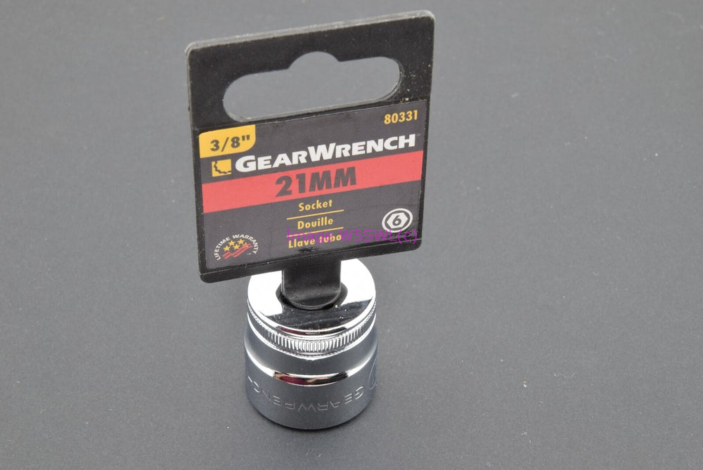 GearWrench 21mm 6pt Shallow Metric 3/8 Drive Socket 80331 (binT572) - Dave's Hobby Shop by W5SWL