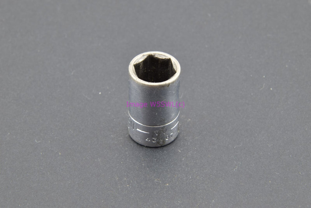 Craftsman 3/8 6pt Shallow SAE 1/4 Drive Vintage Socket -V V- (binT829) - Dave's Hobby Shop by W5SWL