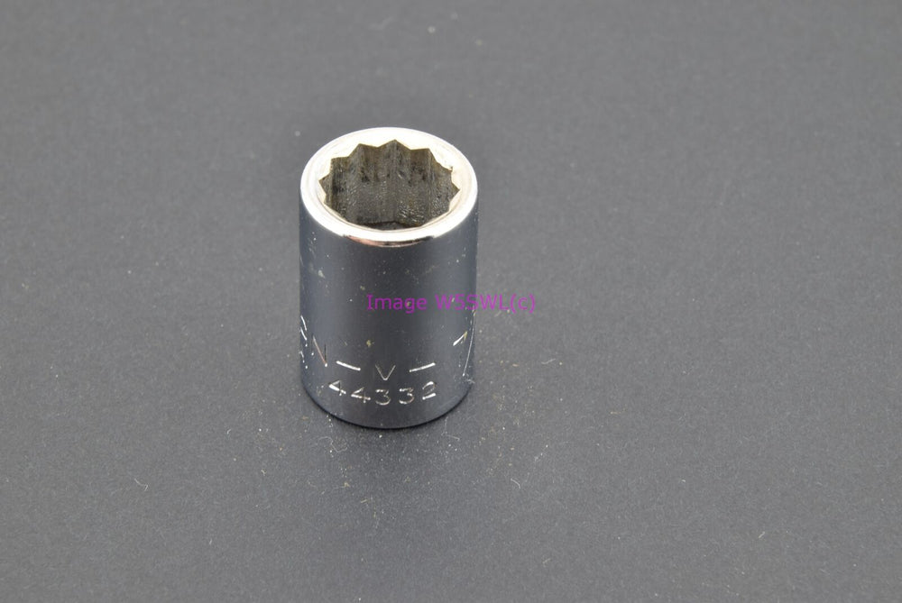 Craftsman 7/16 12pt Shallow SAE 3/8 Drive Vintage Socket -V- (binT516) - Dave's Hobby Shop by W5SWL