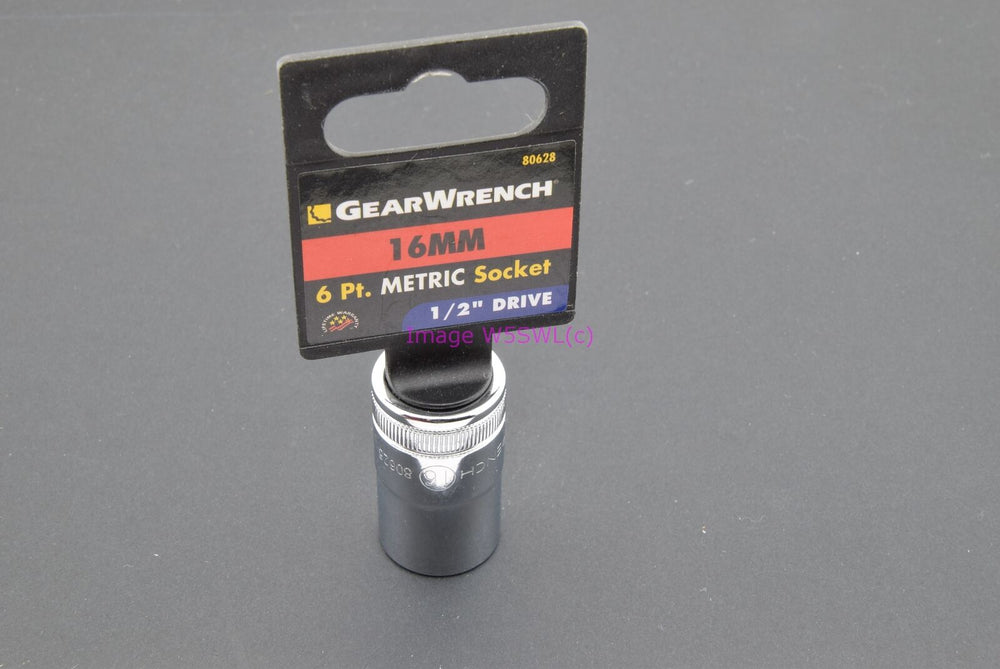 GearWrench 16mm 6pt Shallow Metric 1/2 Drive Socket 80628 (binT576) - Dave's Hobby Shop by W5SWL
