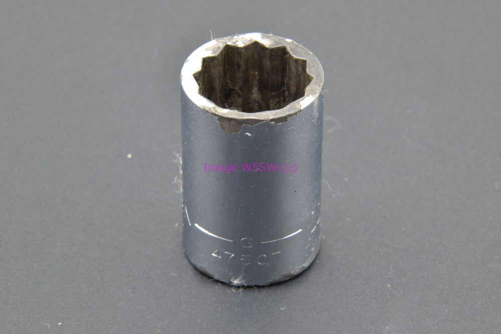 Craftsman 11/16 12pt 1/2"-Drive Shallow Vintage Socket G (binT211) - Dave's Hobby Shop by W5SWL