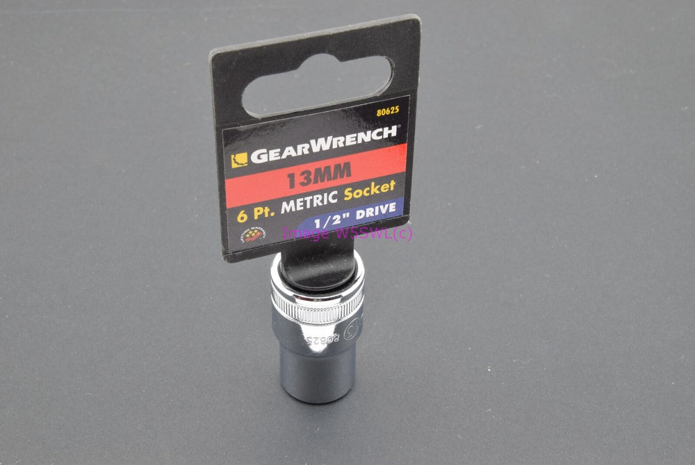GearWrench 13mm 6pt Shallow Metric 1/2 Drive Socket 80625 (binT574) - Dave's Hobby Shop by W5SWL