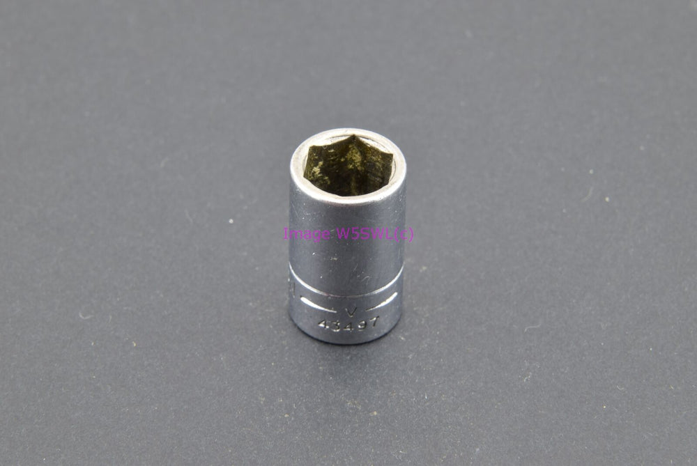 Craftsman 3/8 6pt Shallow SAE 1/4 Drive Vintage Socket -V- (binT827) - Dave's Hobby Shop by W5SWL
