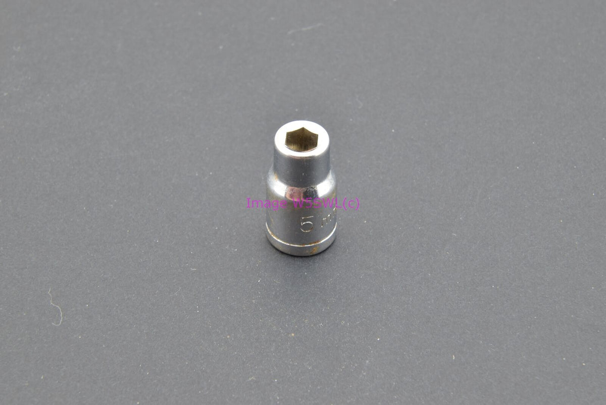 5mm 6pt Shallow Metric 1/4 Drive Socket (binT619) - Dave's Hobby Shop by W5SWL